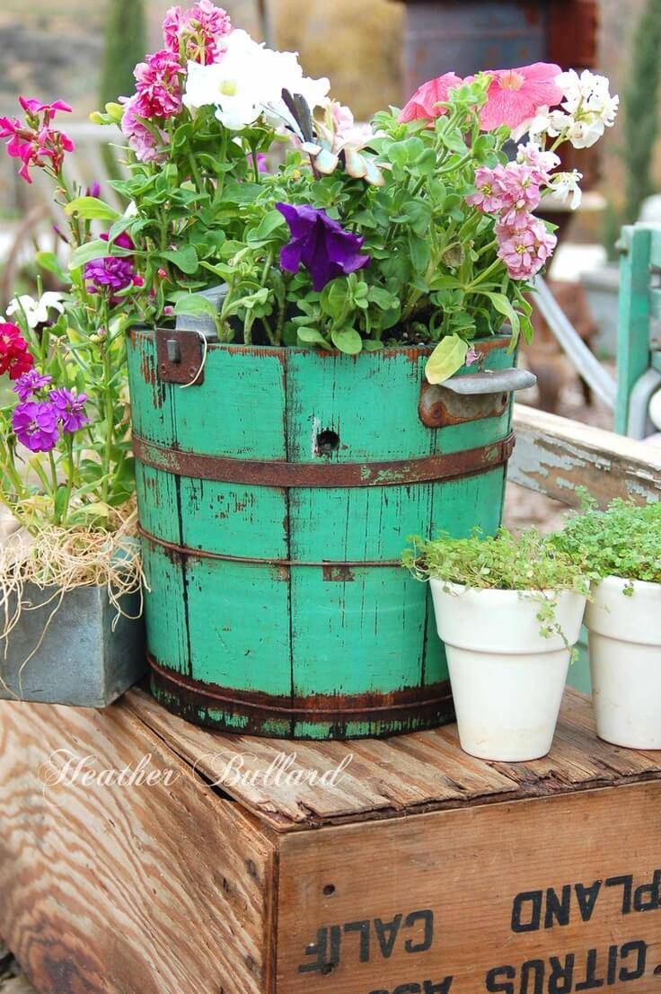Cool Wheelbarrow Repurposing Ideas