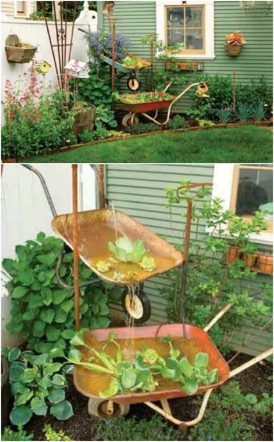 Repurposed Garden Planters