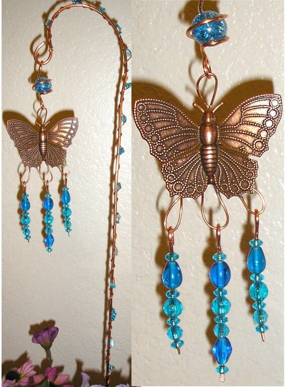 Large Beaded Garden Stake