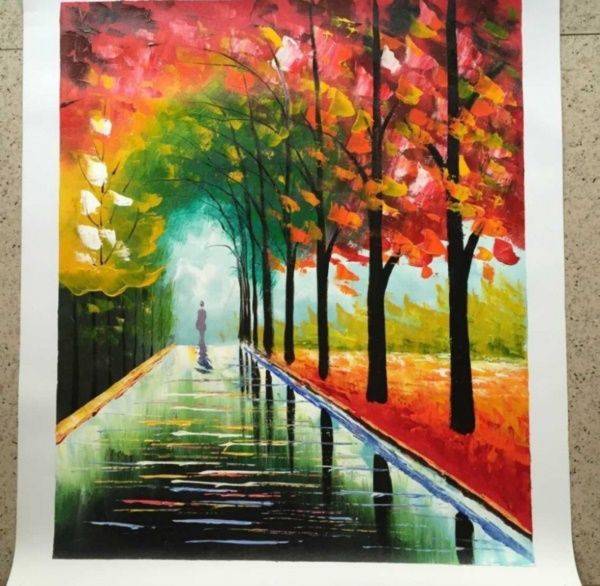 Impressionist Landscape Art Lesson