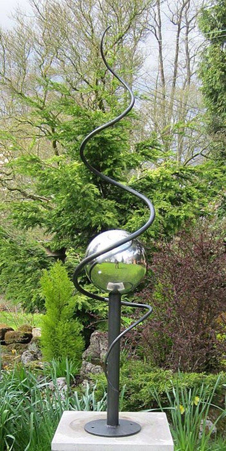 A Swirling Design Garden Sculpture Sculptures