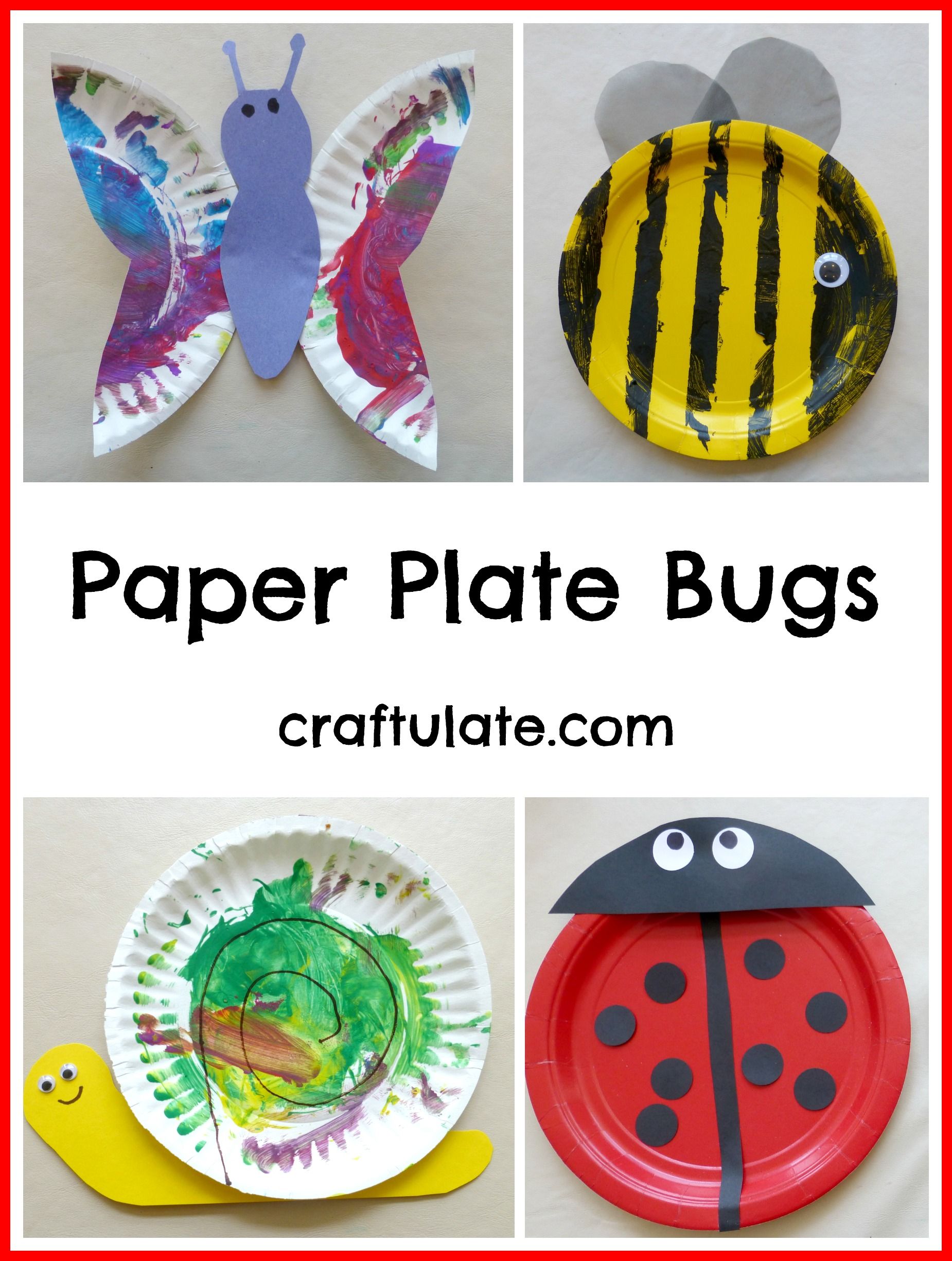 Paper Plate Flower Garden Crafts