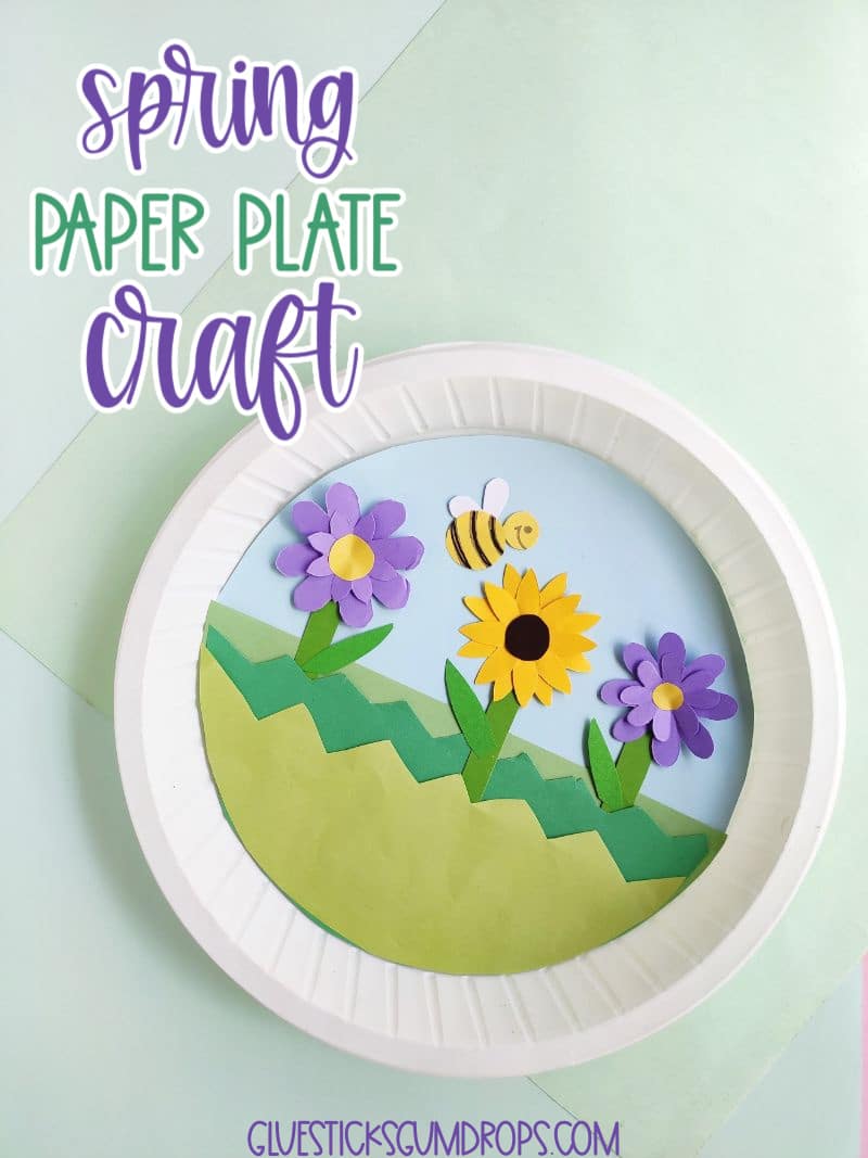 Paper Plate Flower Garden Crafts