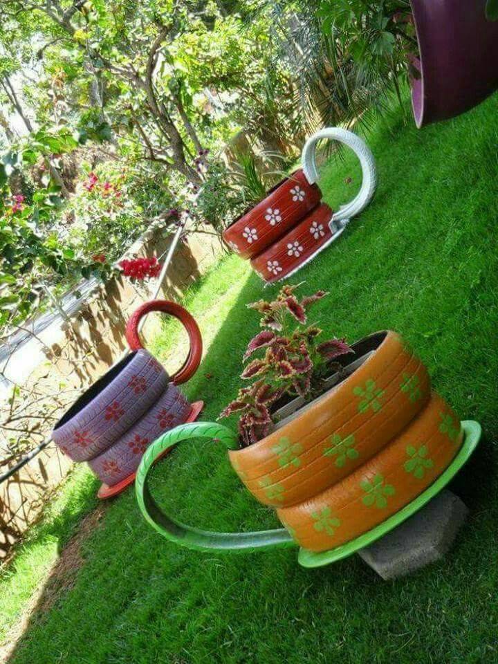 The Ordinary Recycled Garden Planters Garden Lovers Club