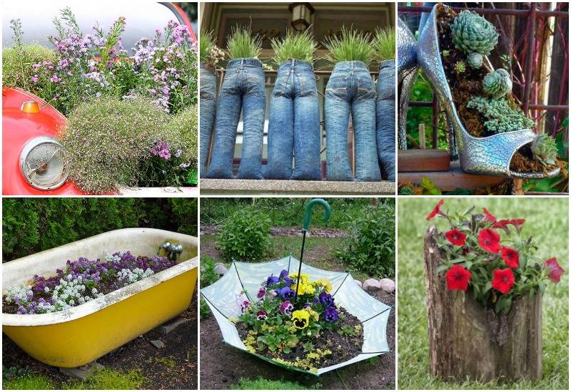 Creative Recycled Garden Art Projects