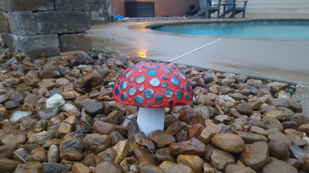 Mushroom Stake Lights Led Outdoor Lawn Light Decorative Ground Plug
