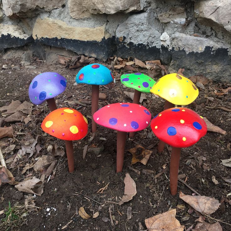 Mushroom Yard Decorations