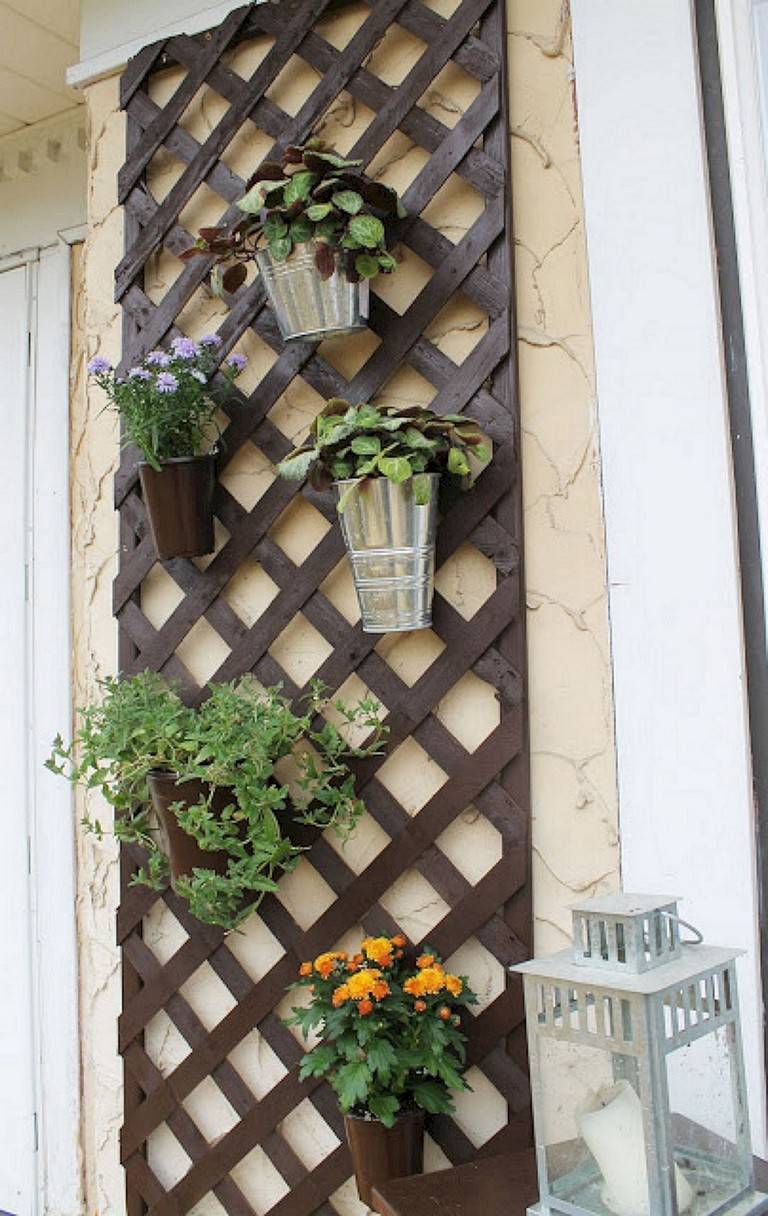 Metal Wall Flowers Garden Wall Art Fence Flowers Outdoor Metal Flower