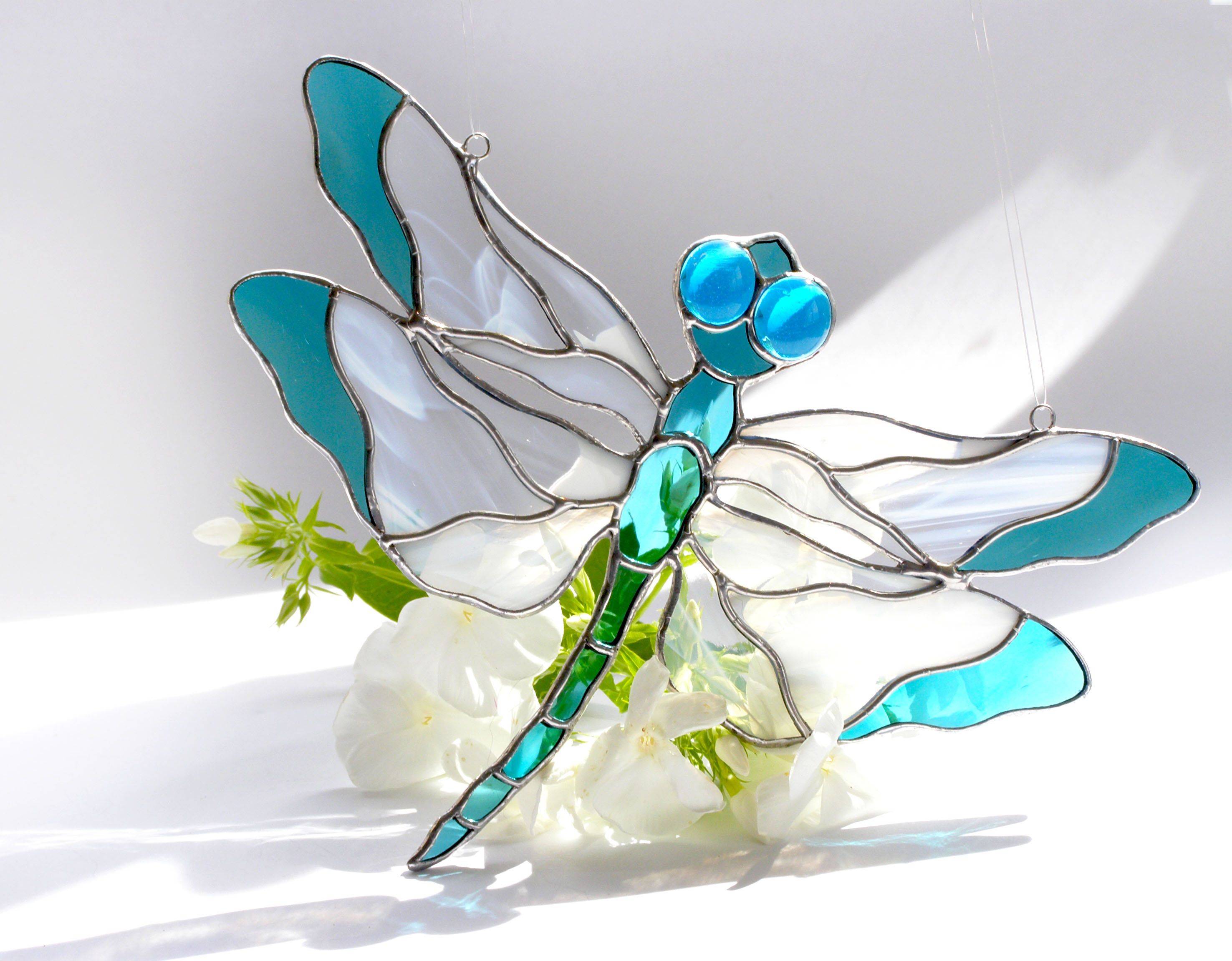 Glittered Dragonfly Novelty Glass Christmas Ornament Walmartcom