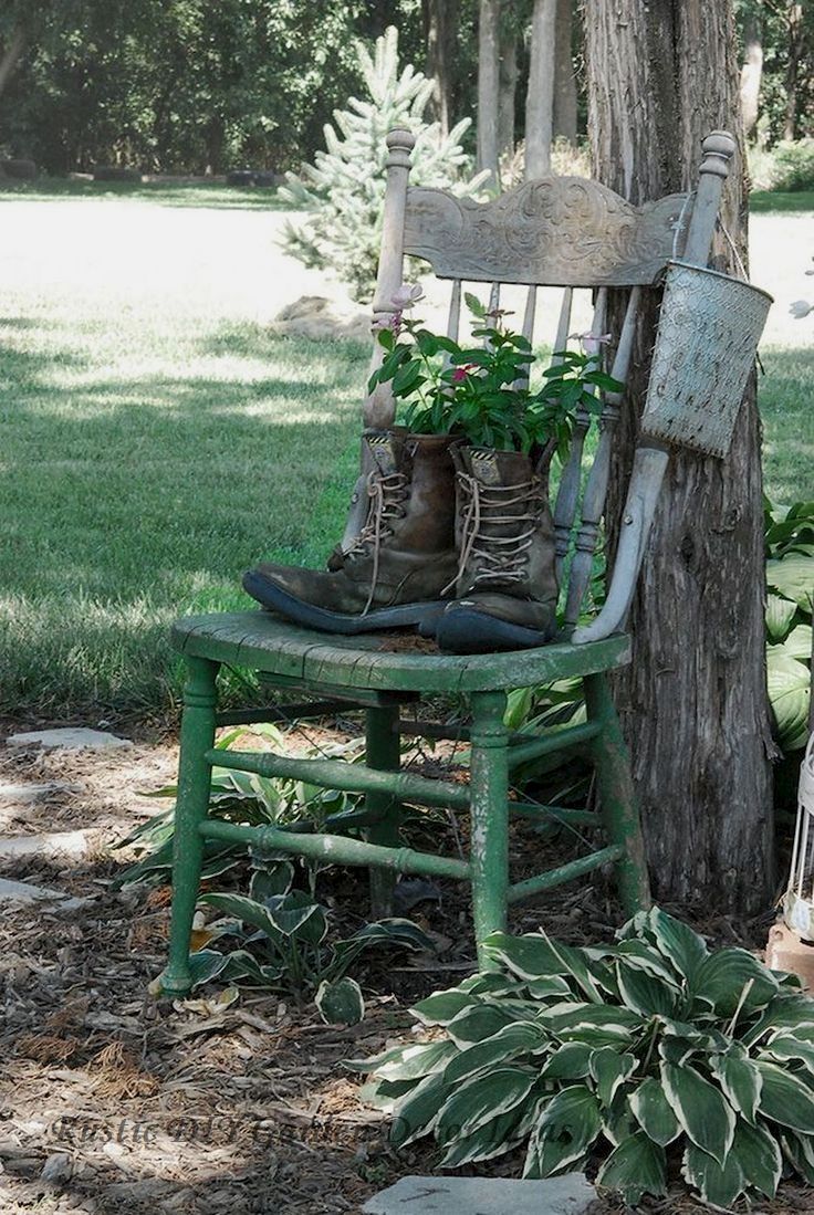 Rusty Metal Garden Decor