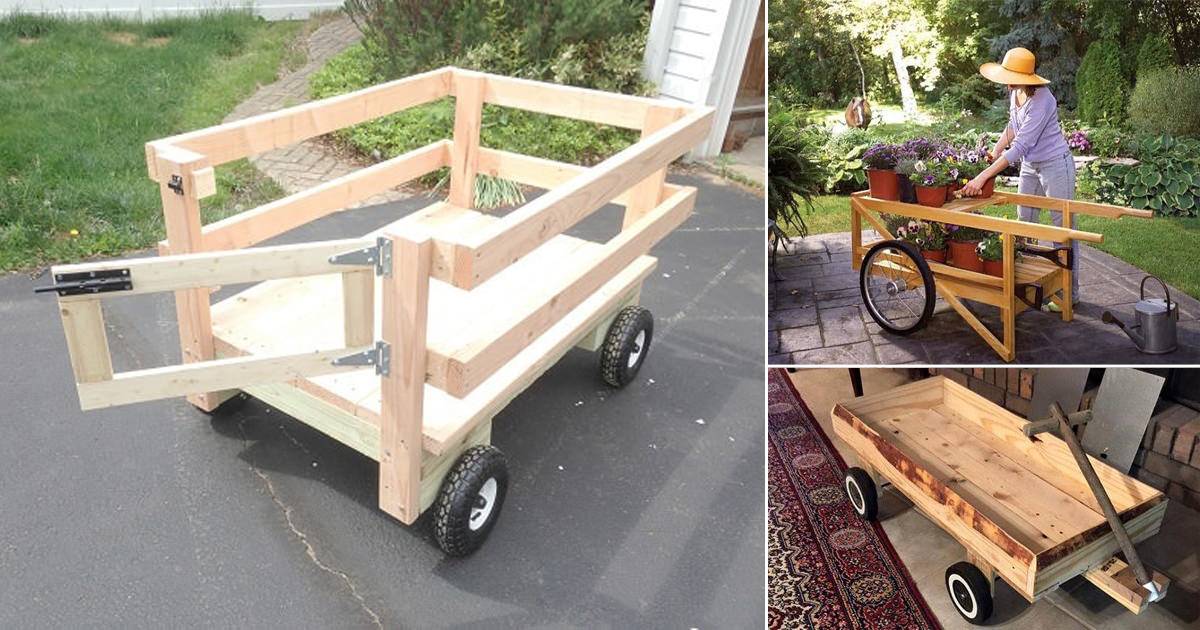 Incredible Diy Garden Cart Ideas