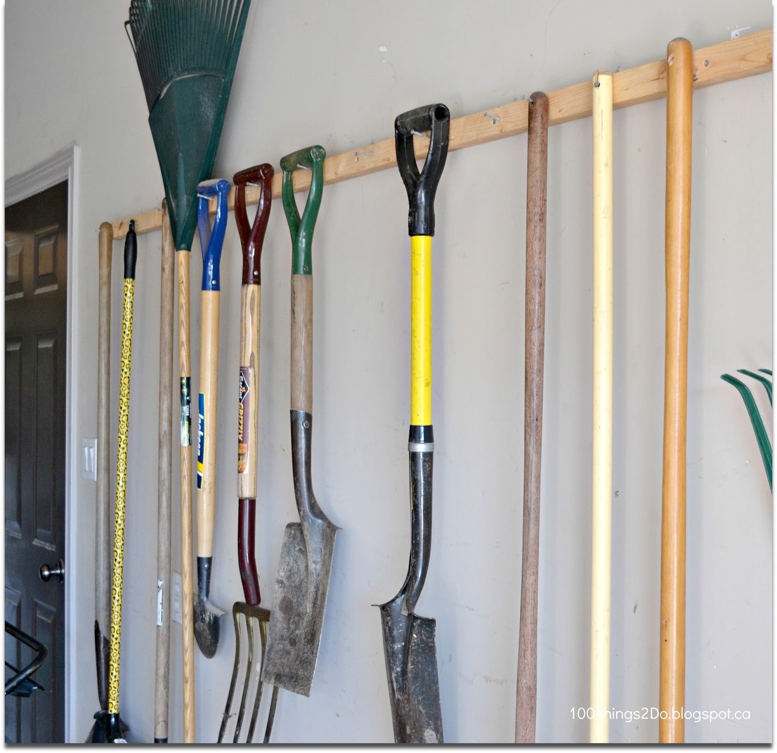 Diy Garage Organization Garden Tool Storage