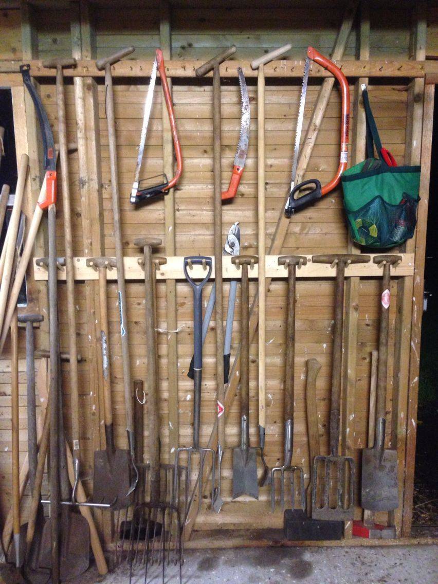 Gardeningonaslope Garden Tool Storage