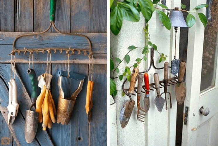 Diy Garden Tool Storage Solutions Little Piece