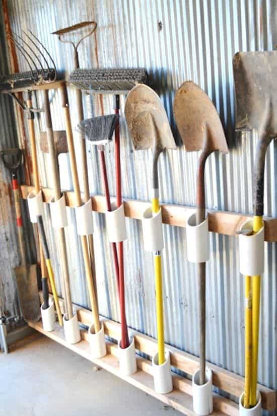 Easy And Inexpensive Diy Garden Tool Storage Ideas