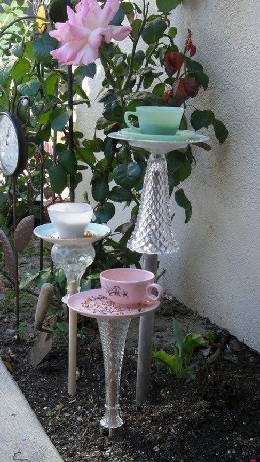 Most Brilliant Garden Junk Repurposed Ideas