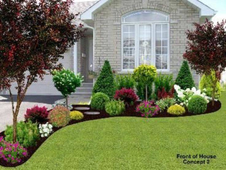 Small Yard Patio Front House Landscaping Ideas