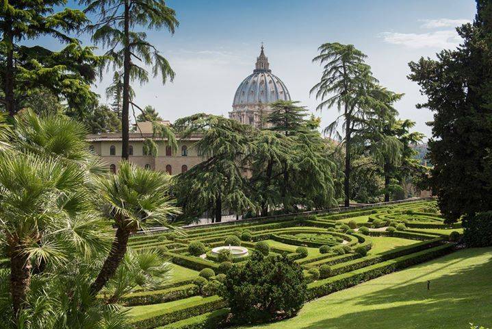 Vatican Gardens Fountain