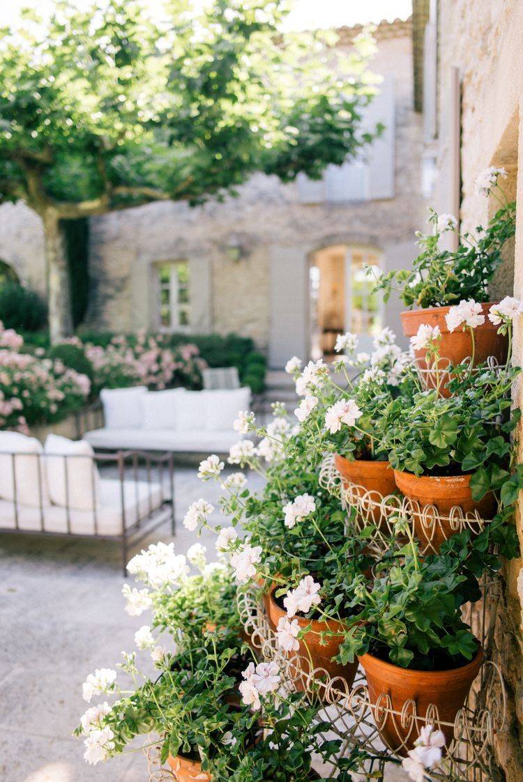 French Country Front Yard Landscaping Exterior French Country House