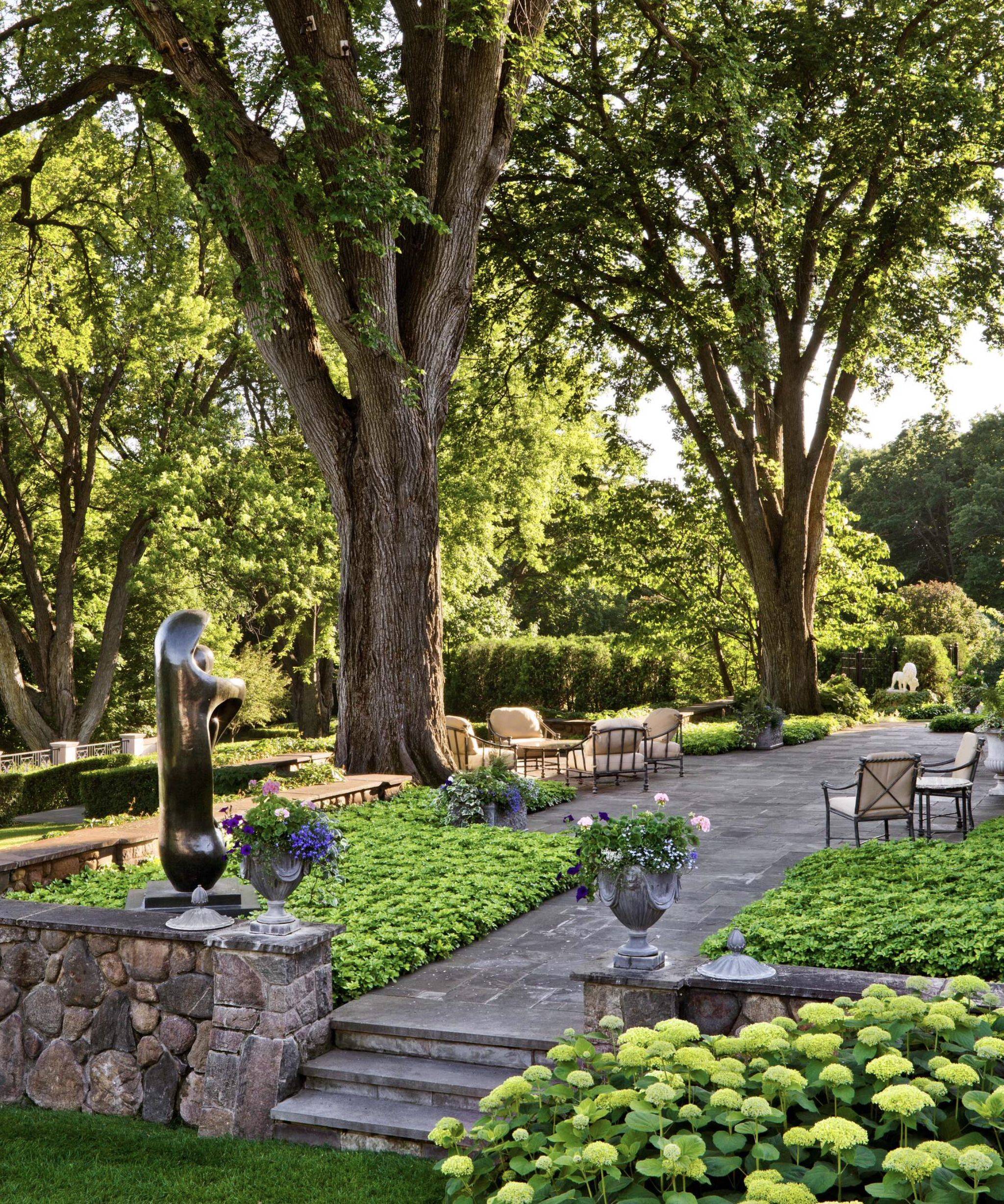 French Country Front Yard Landscaping Exterior French Country House