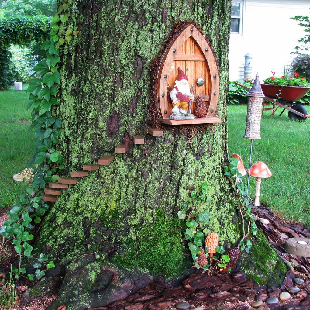 Lighted Fairy Houses