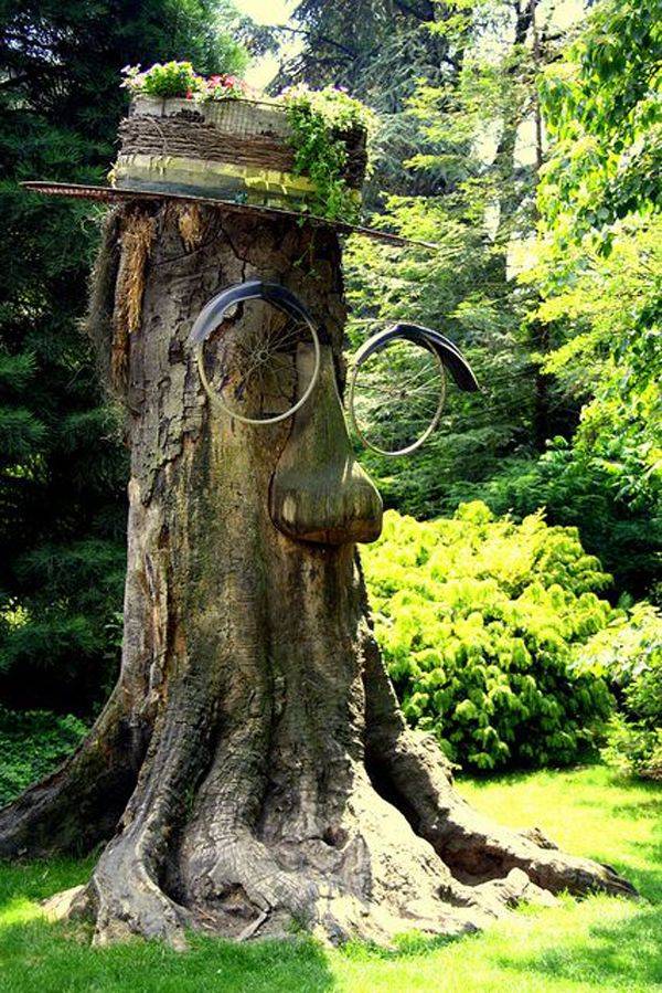 Tree Stump Garden