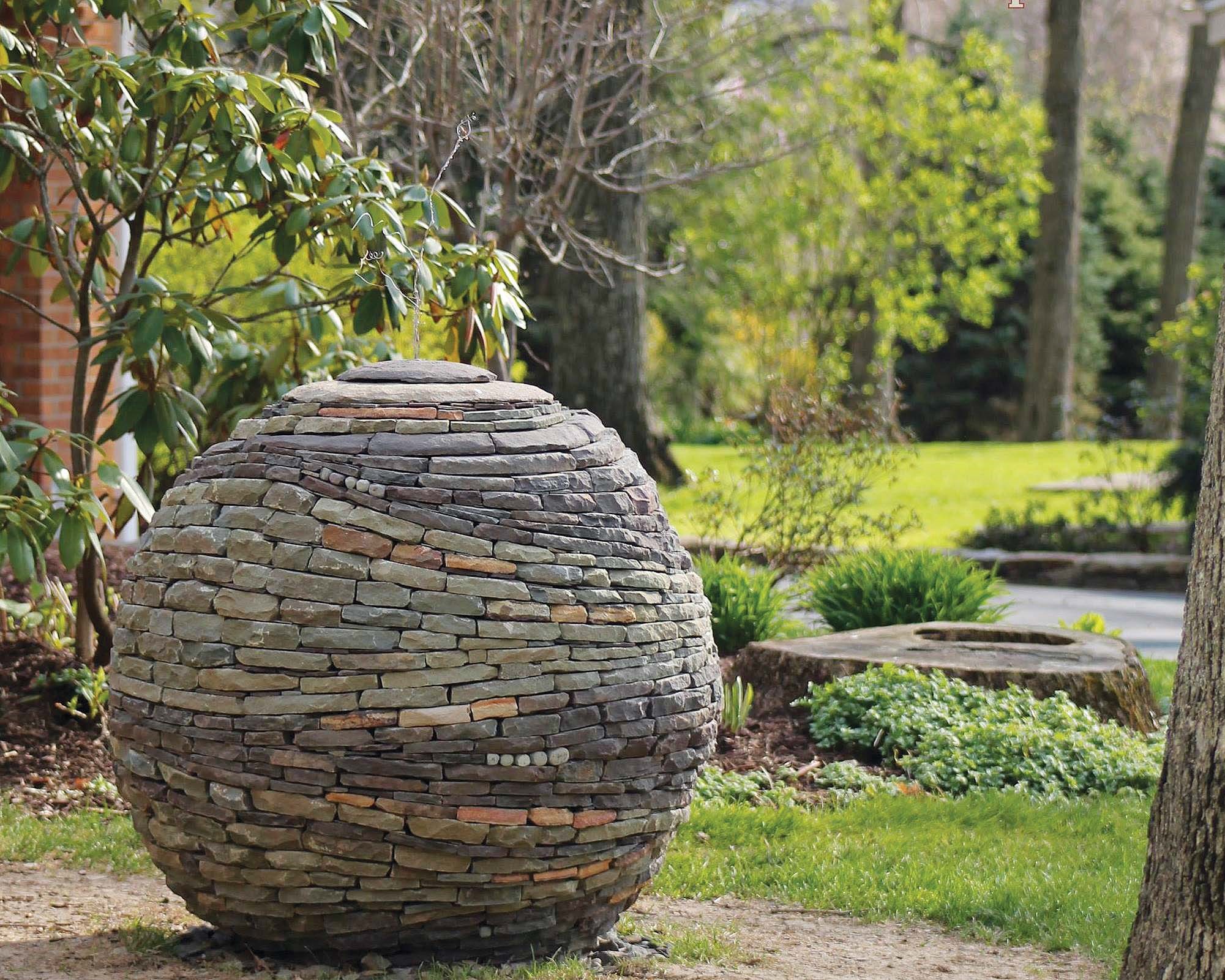 Stone Sculpture Garden Art