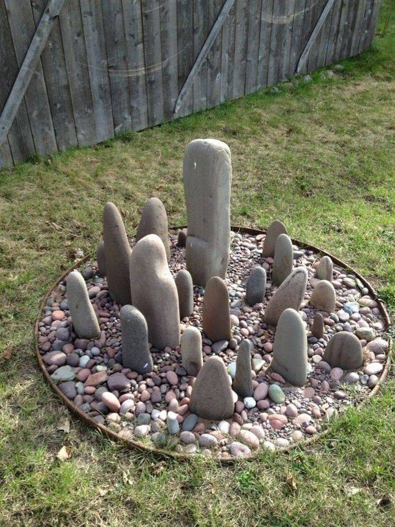 Best River Rock And Stone Garden Decorating Ideas