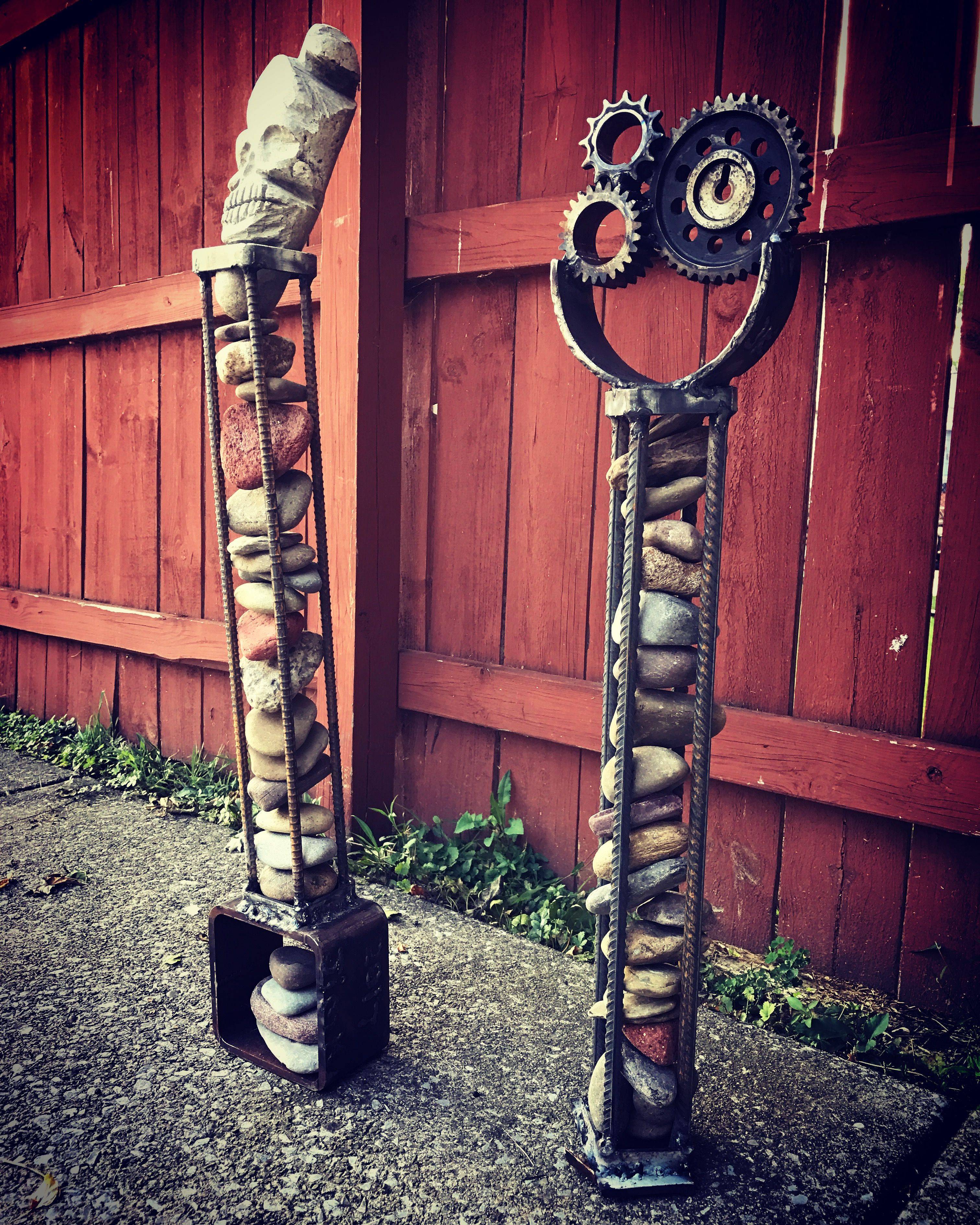 Rebar Recycled Metal Art