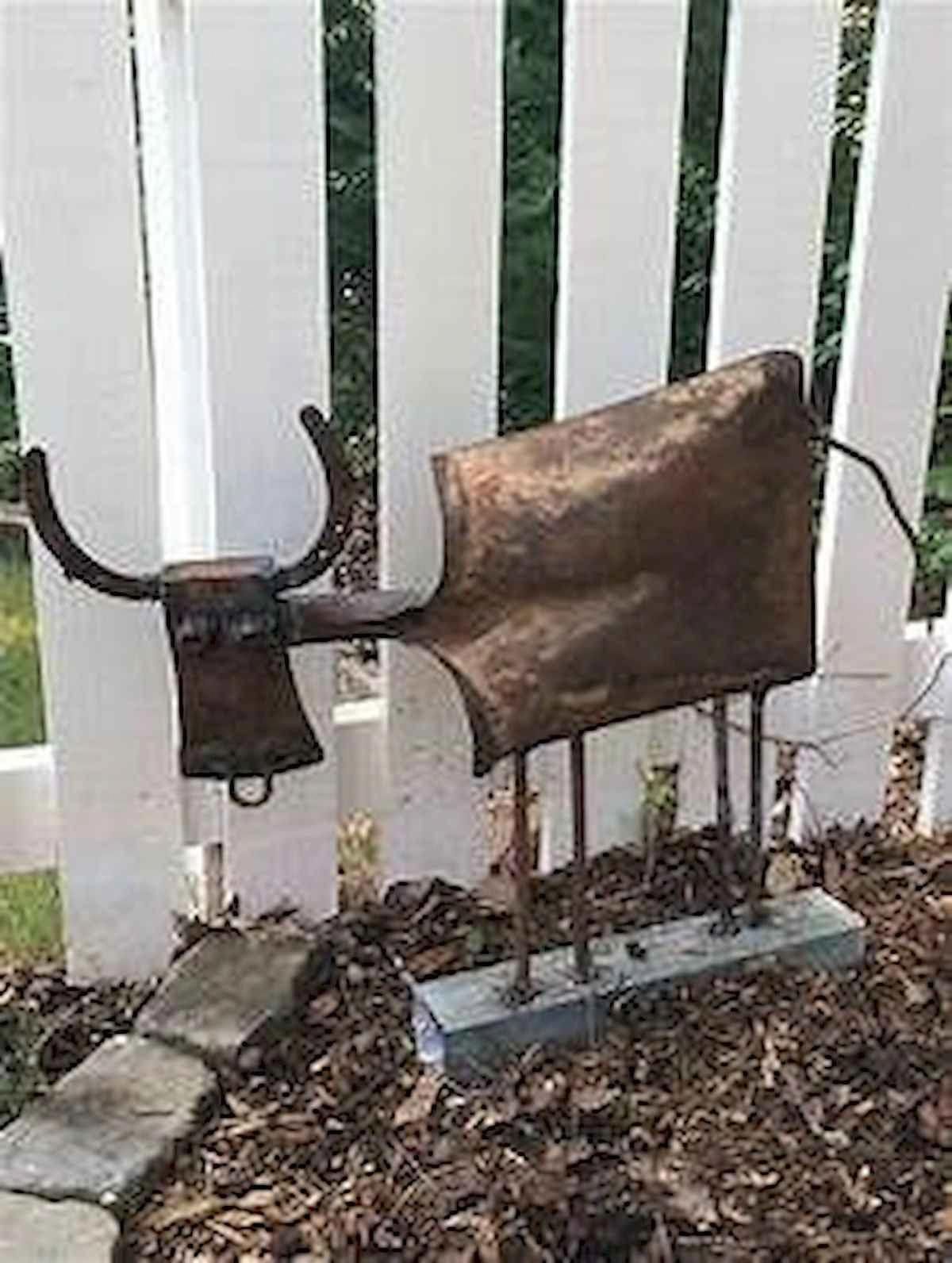 Shovel Bird Metal Garden