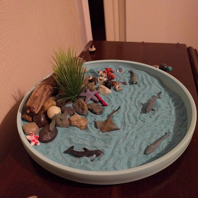 Ocean Desk Accessory Diy Zen Kit