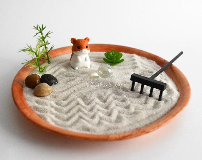 Ocean Zen Garden Coworker Gift Stress Gift Ocean Desk