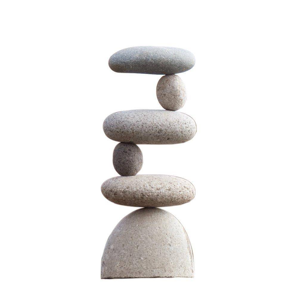 Small Side Side Rock Cairn Sculpture Garden Decoration Zen Garden