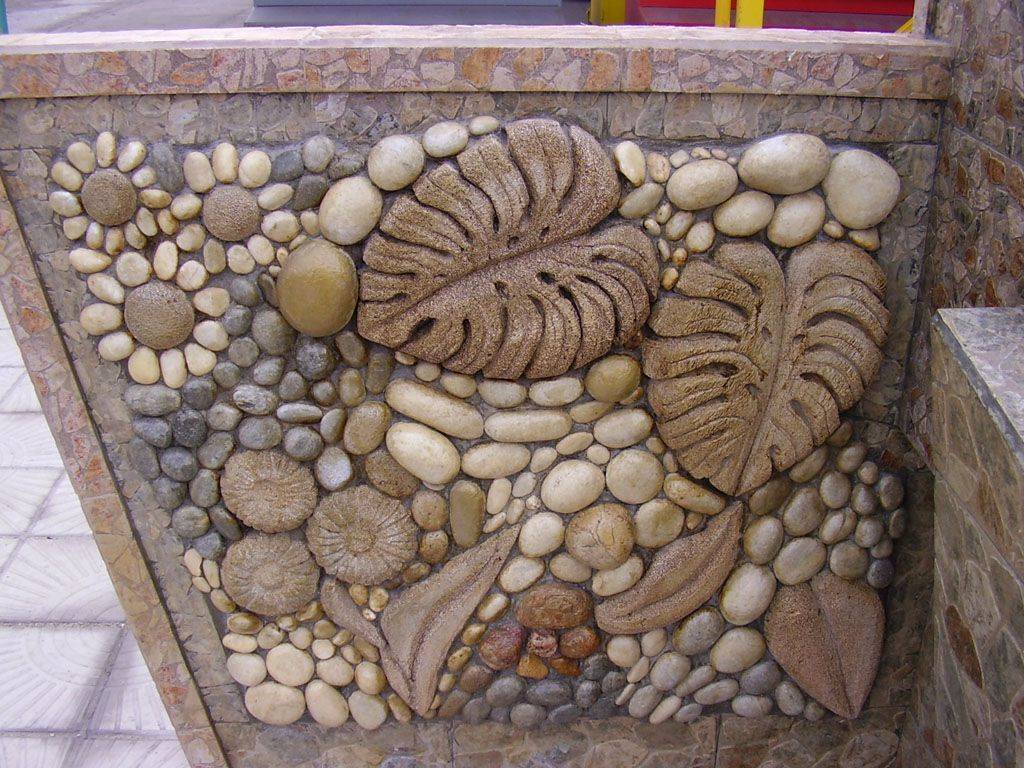 Garden Pathway Pebble Mosaic Ideas