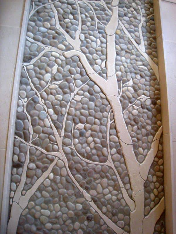 Garden Pathway Pebble Mosaic Ideas Quiet Corner