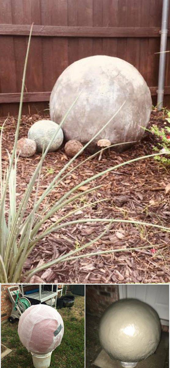 Metal Garden Yard Art Balls