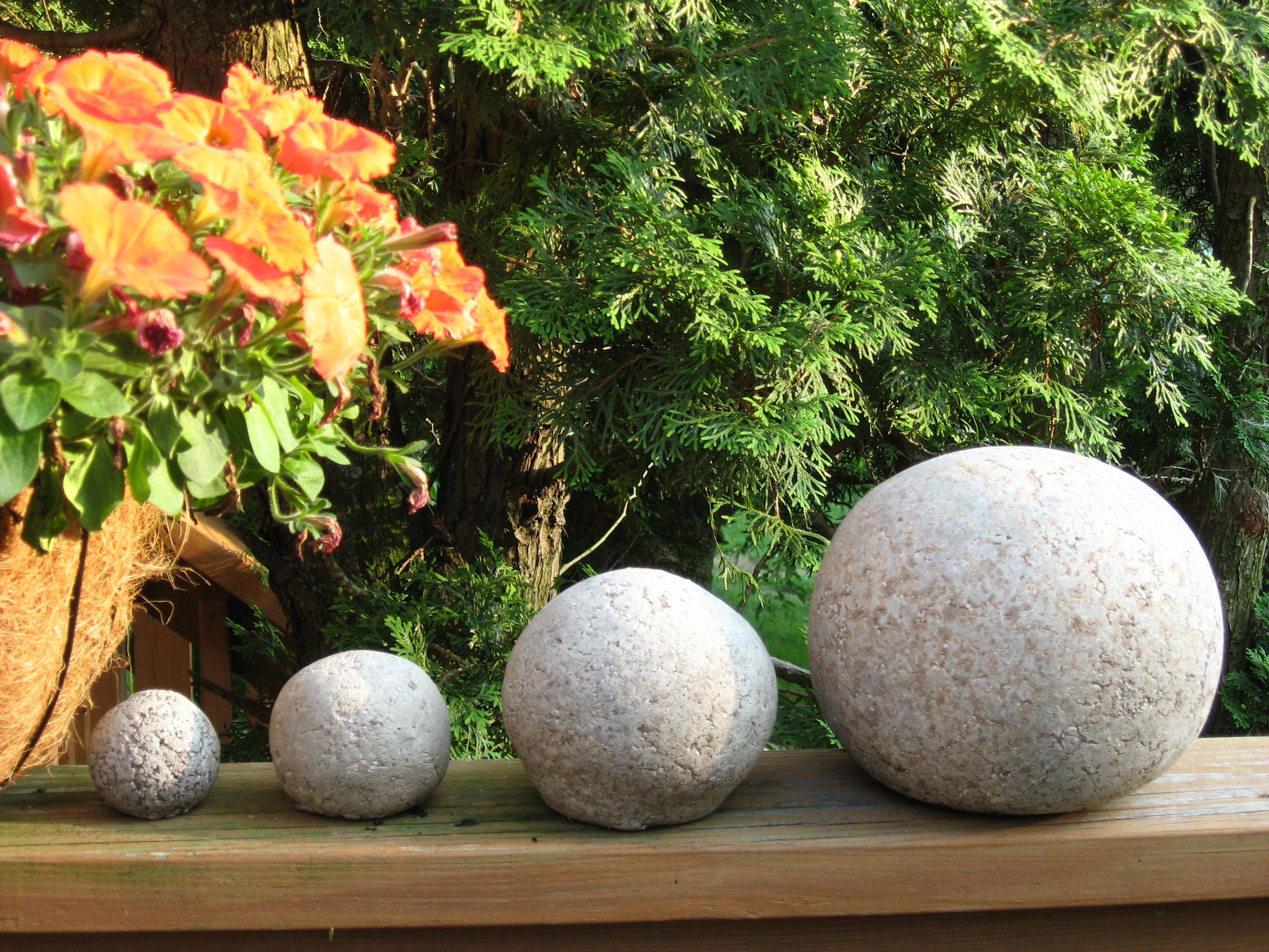 Beautiful Diy Garden Ball Ideas Garden Spheres Cement Garden