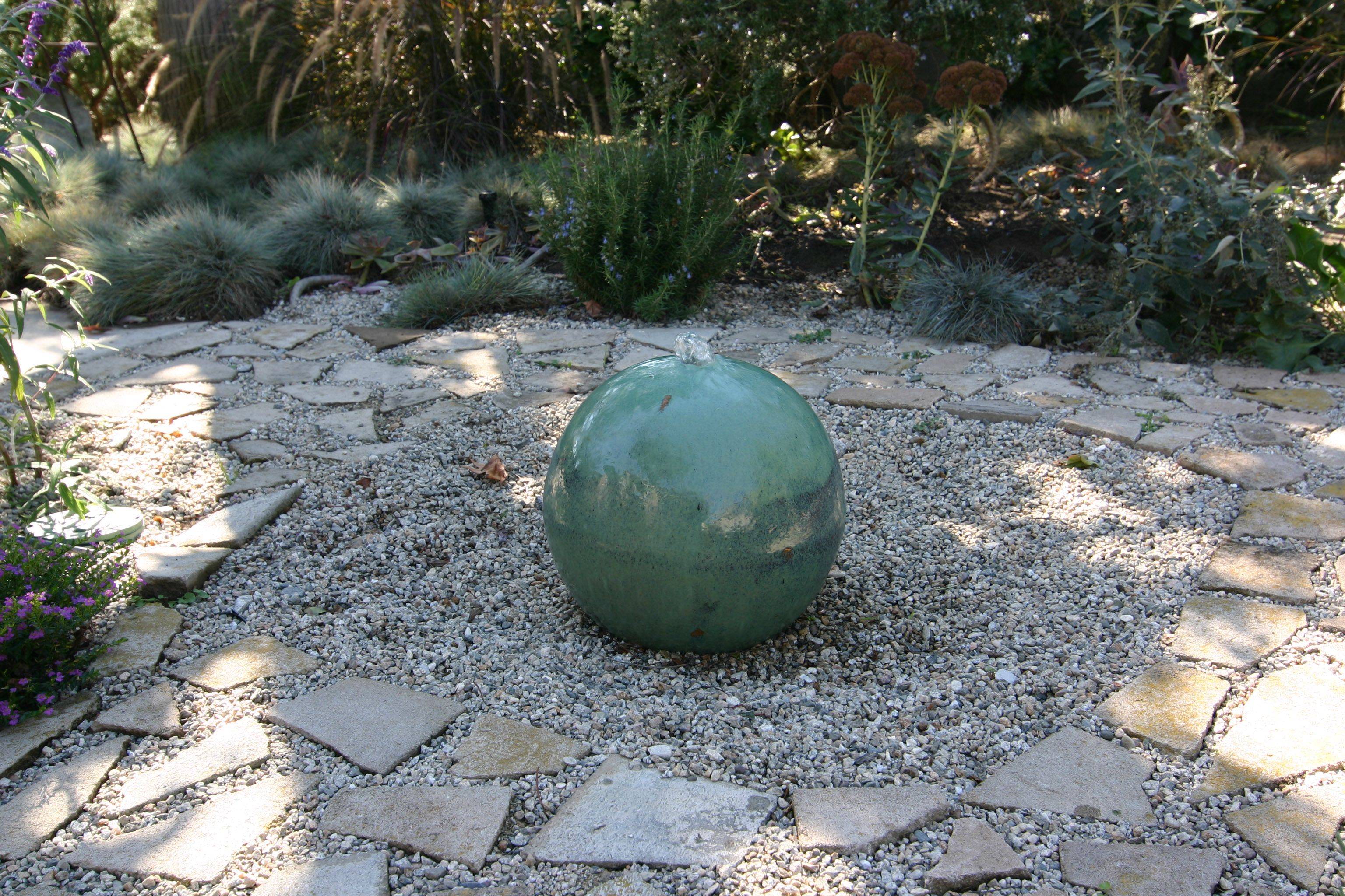 Ceramic Garden Sphere Vase Chairish