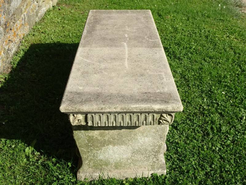 Antique Stone Garden Seat Holloways Vintage Garden Furniture