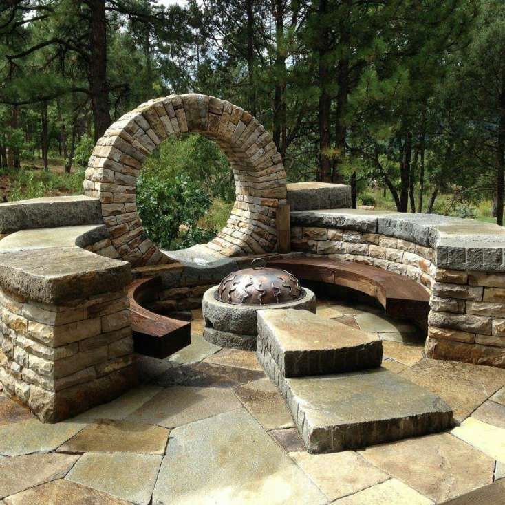 Fun Stone Walkway