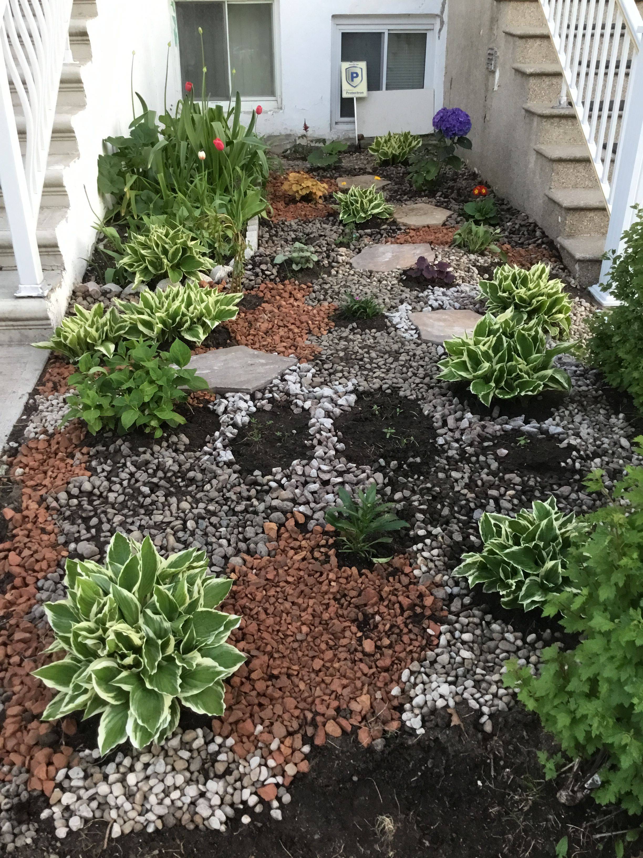 River Rock Garden Ideas