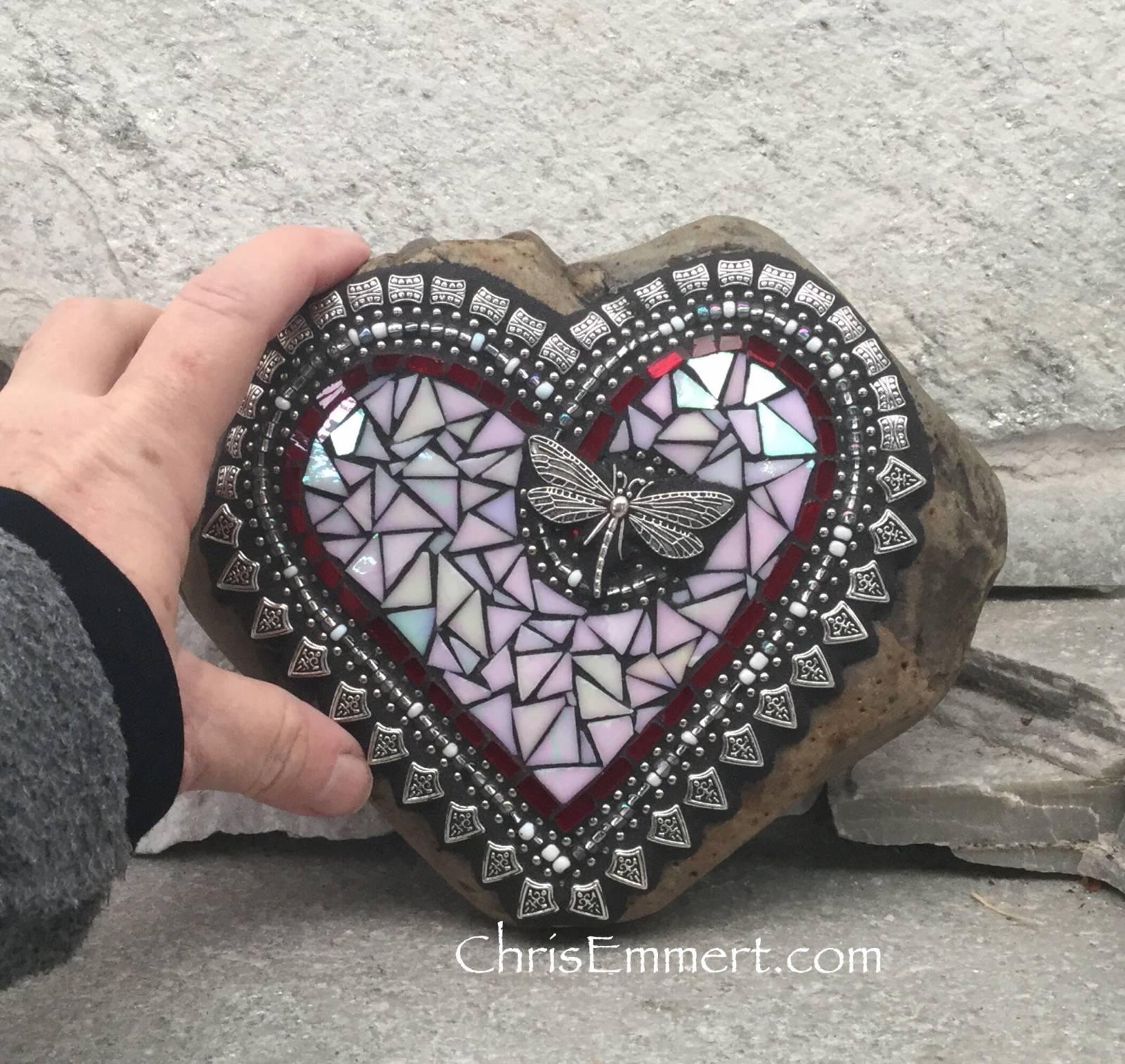 Mosaic Garden Stone