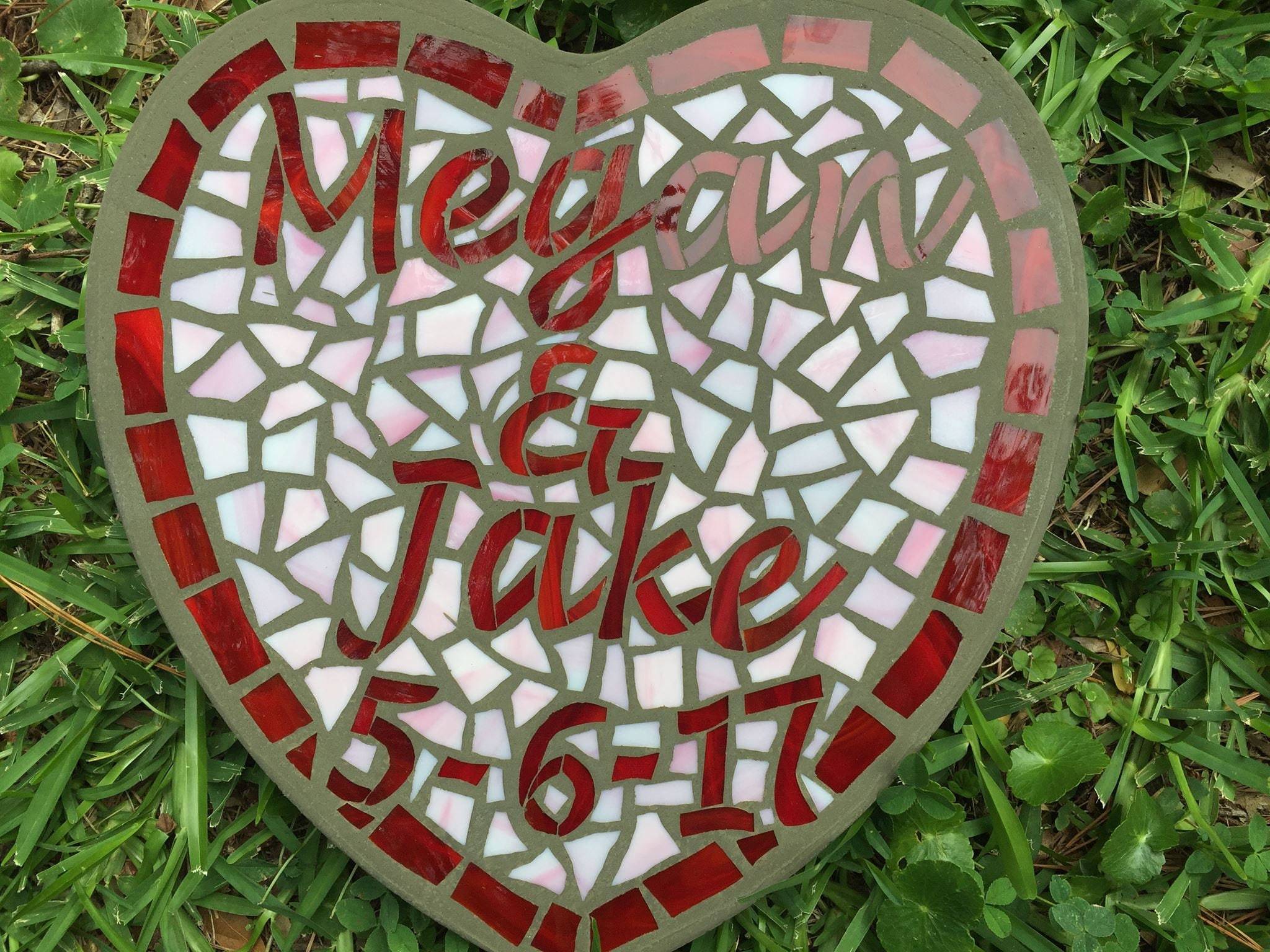 Mosaic Garden Stone