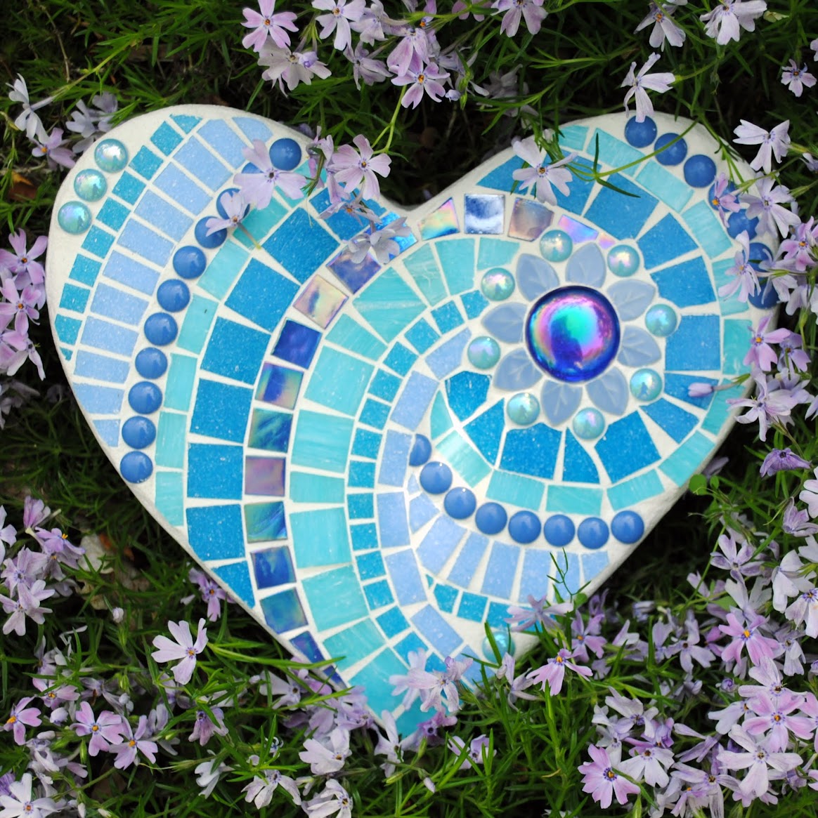 Mosaic Heart Stepping Stones Garden Gifts