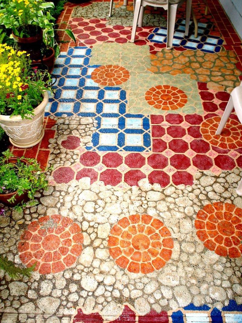 Outdoor Landscape Mosaic Ideas Mozaico Blog