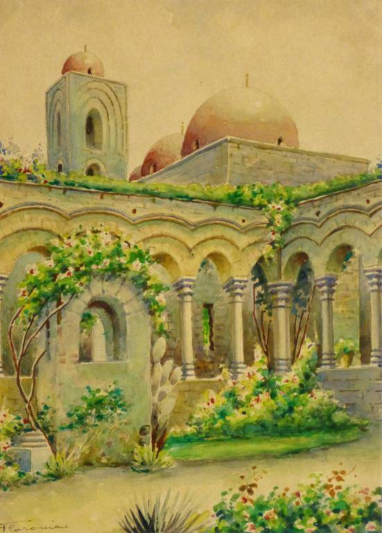 Courtyardterrace Italian Landscape