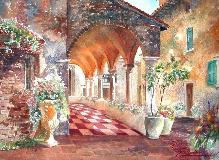 Yary Dluhos Limited Edition Canvas Print Flower Garden
