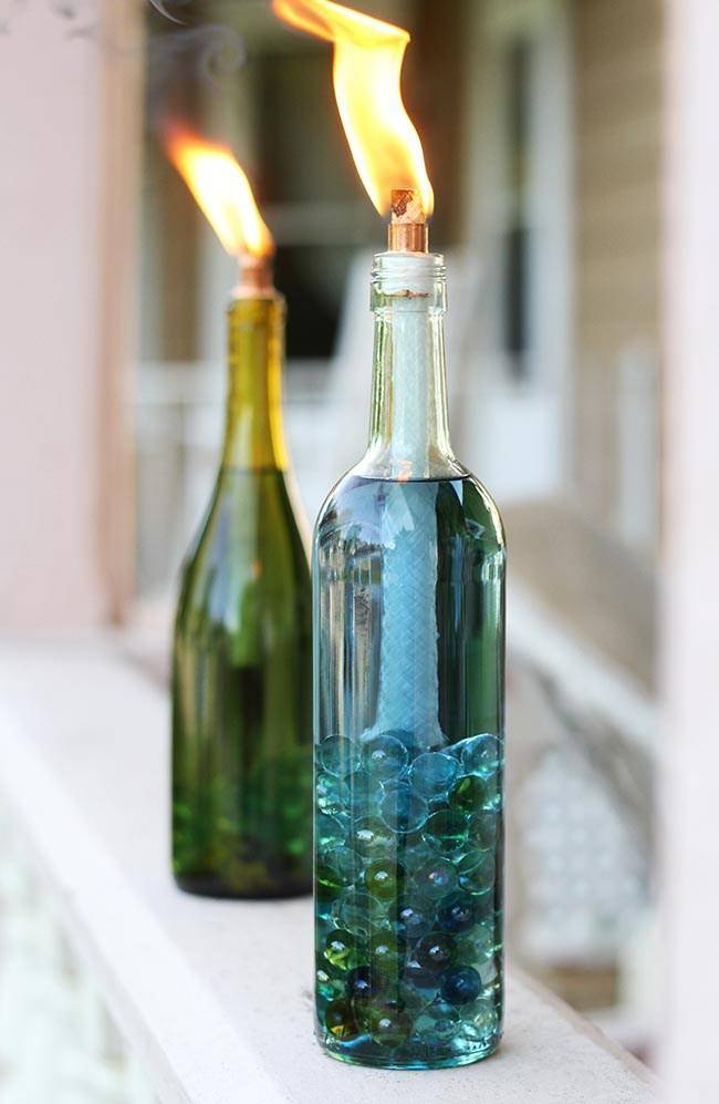 Unique Wine Bottle Craft Ideas