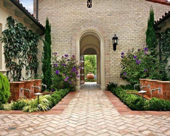 Italian Villa Mediterranean Landscape