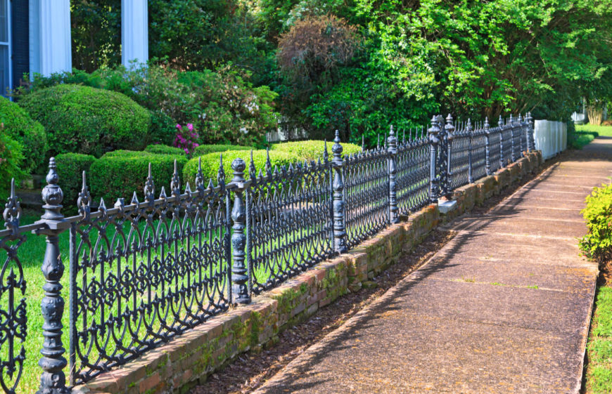 Decorative Metal Yard Fencing Fences Design
